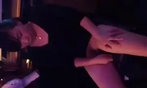 بلوند قبل گروه سکسی در موبوگرام از آینه